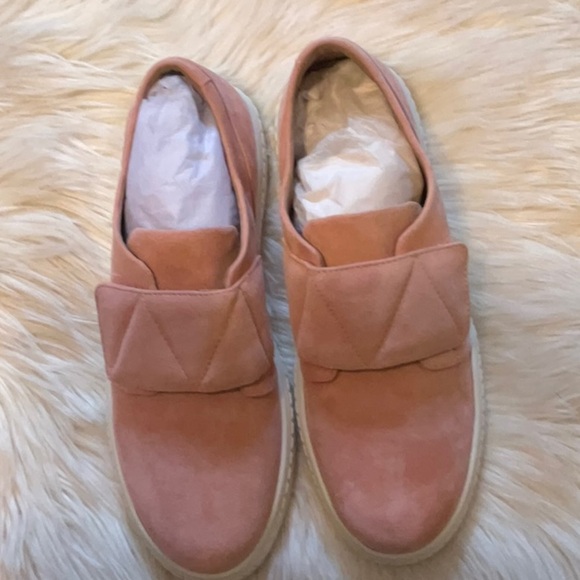 Aersoles Women’s Ebba Pink Suede Comfy Trendy Sneakers Size 8 New without Box - Picture 1 of 11